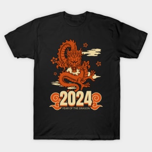 2024 chinease new year, year of the dragon T-Shirt